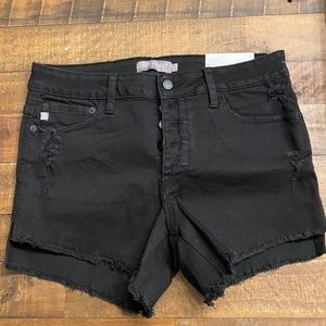 Sadie Button Short - Black NWT